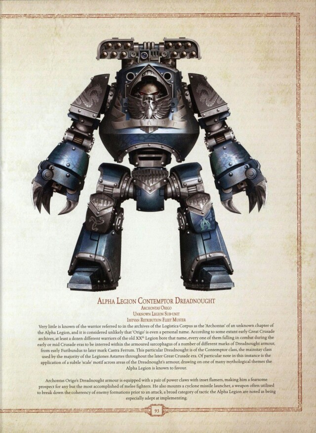 Alpha Legion Contemptor Dreadnought Wallpaper - Imperial Armour Volume Thirteen War Machines - HD Wallpaper 