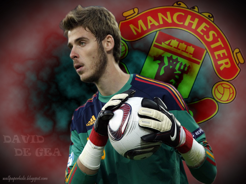Sports Stars Blog - De Gea Manchester United Logo - HD Wallpaper 