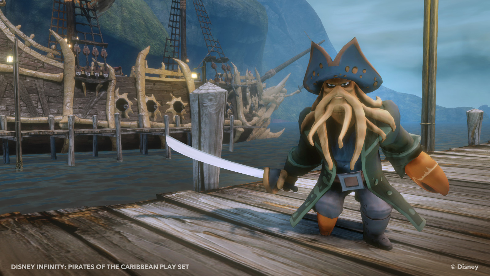 Pirates Of The Caribbean Davy Jones - Disney Infinity Pirates - HD Wallpaper 