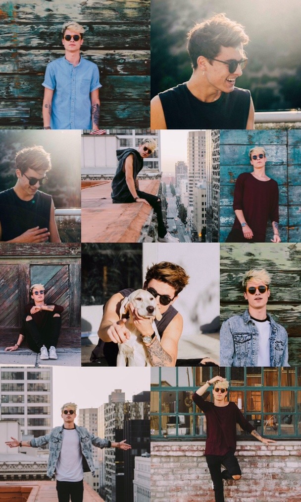 Kian Lawley Wallpaper I Made Out Of Boredom - Collage - HD Wallpaper 