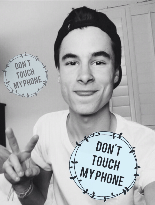 Wallpaper, Dont Touch My Phone, And Love Him Image - Cute Guy - HD Wallpaper 