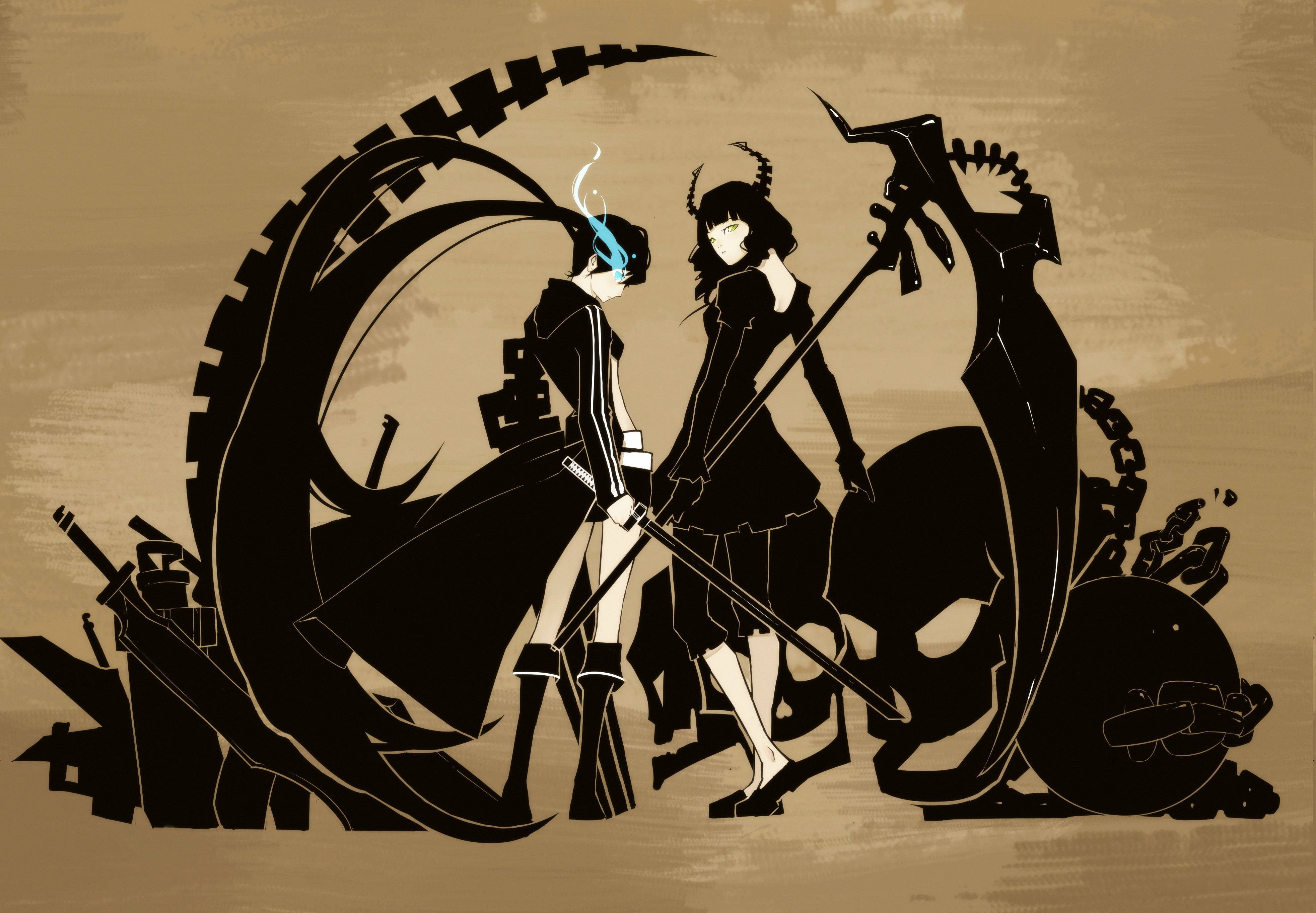 Darker Than Black Wallpaper Hd - HD Wallpaper 