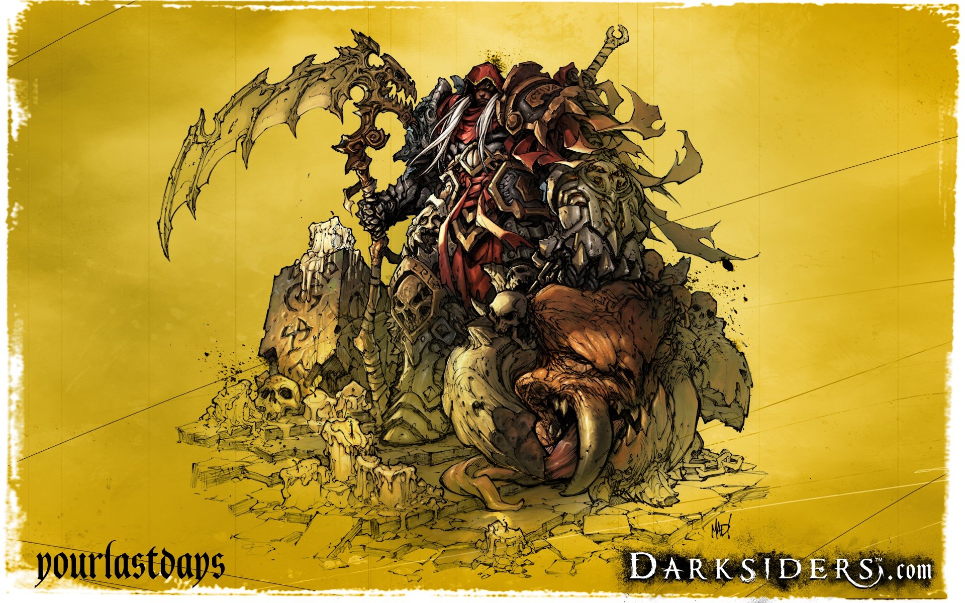 High Resolution Darksiders Hd Wallpaper Id - Darksiders Art - HD Wallpaper 