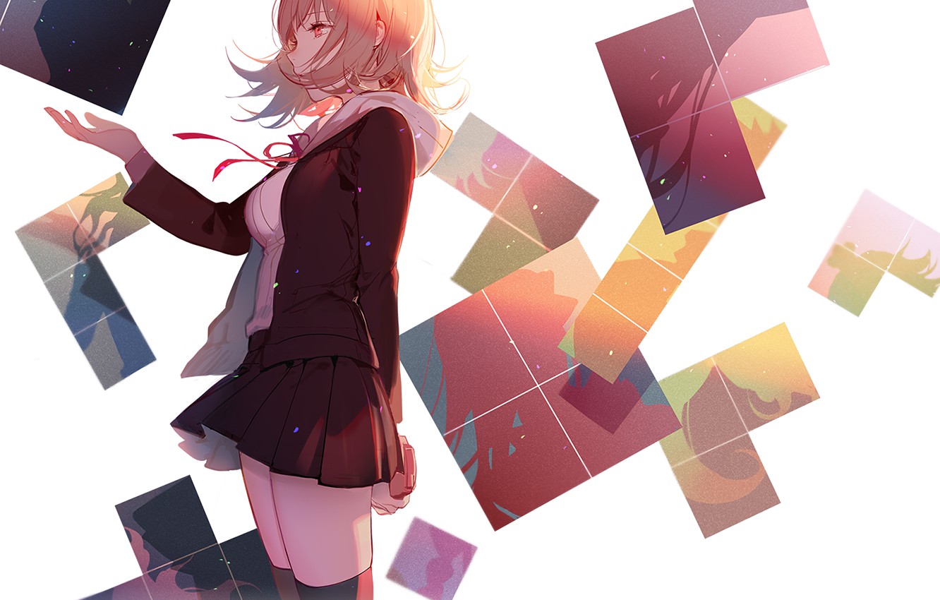 Photo Wallpaper Girl, Danganronpa 2, Danganronpa 2 - Chiaki Nanami Danganronpa 3 - HD Wallpaper 