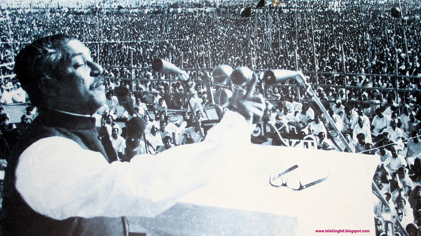Victory Day Of Bangladesh Hd Desktop Wallpapers - Bangabandhu Sheikh Mujibur Rahman 7 March - HD Wallpaper 