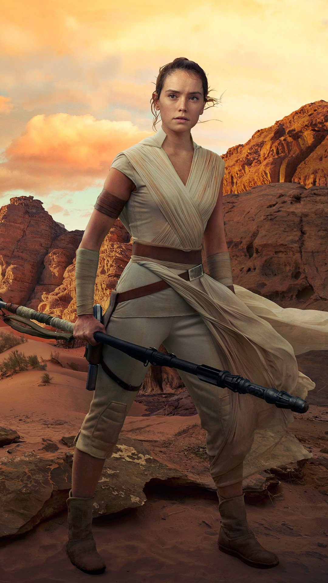 Rey Rise Of Skywalker - HD Wallpaper 