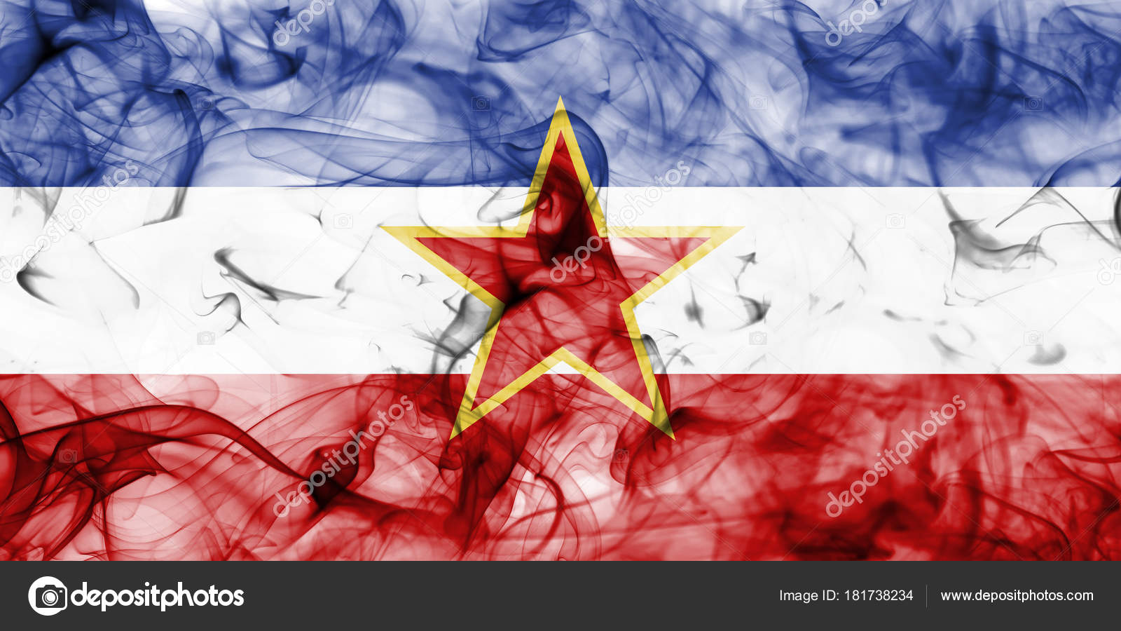 Spain Smoke Flag Background - HD Wallpaper 