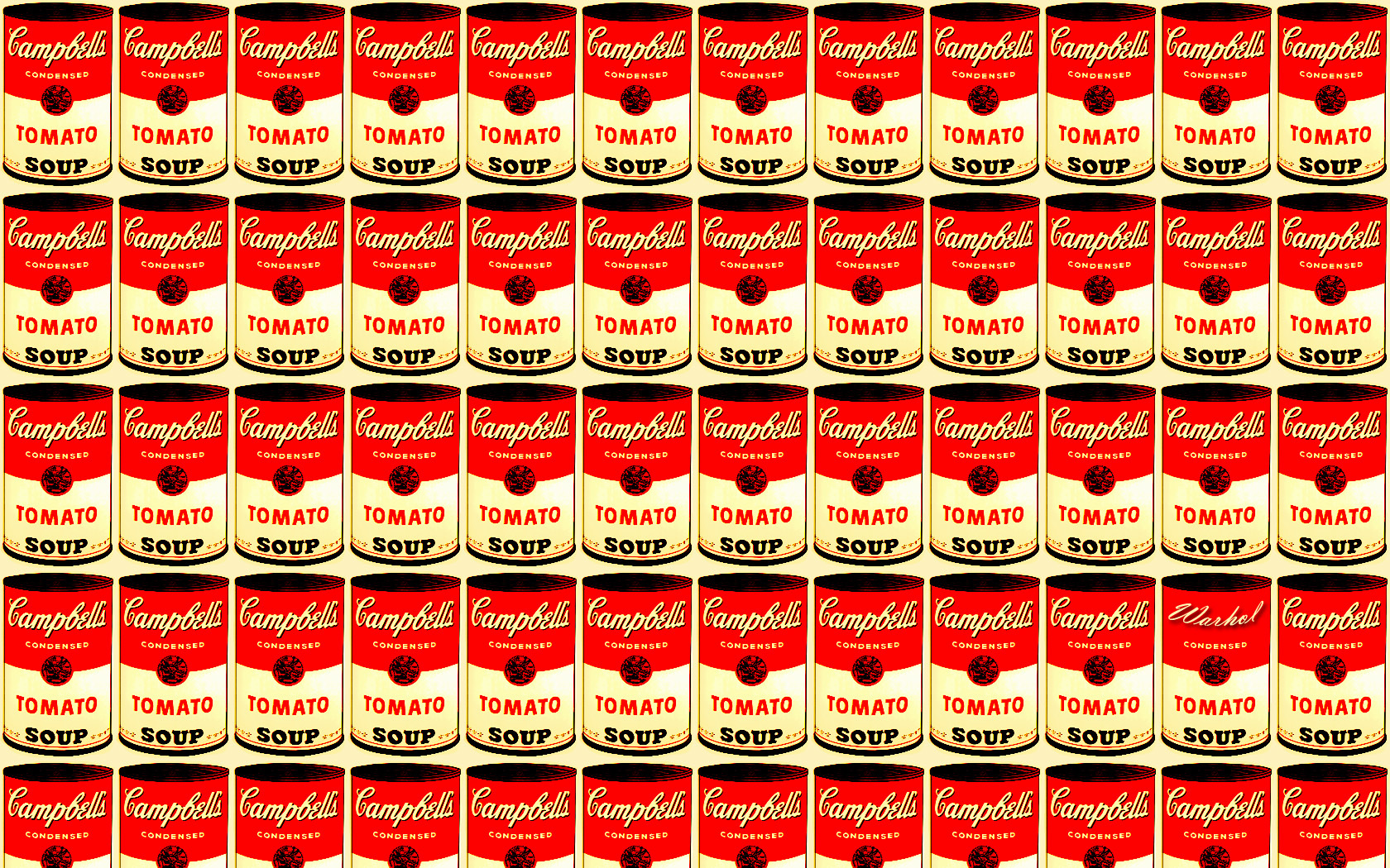 Warhol Campbells Soup Andy Abstract Hd Wallpaper Museum Of Modern Art 1680x1050 Wallpaper Teahub Io
