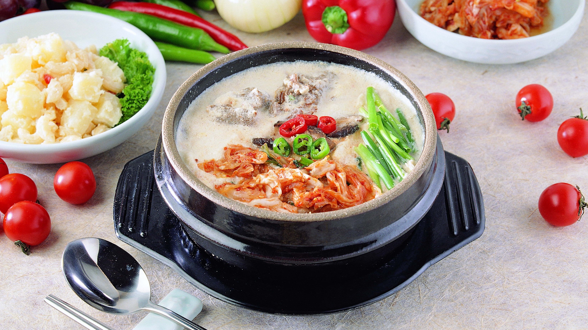 Wallpaper Soup, Vegetables, Herbs, Delicious - Soup - HD Wallpaper 