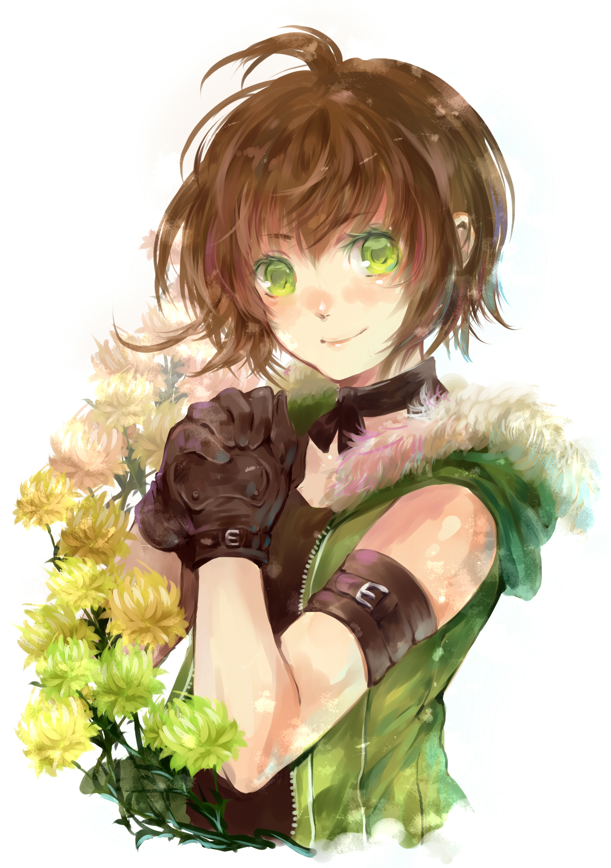 Anime Girl Tomboy Short Hair 2039x2893 Wallpaper Teahub Io