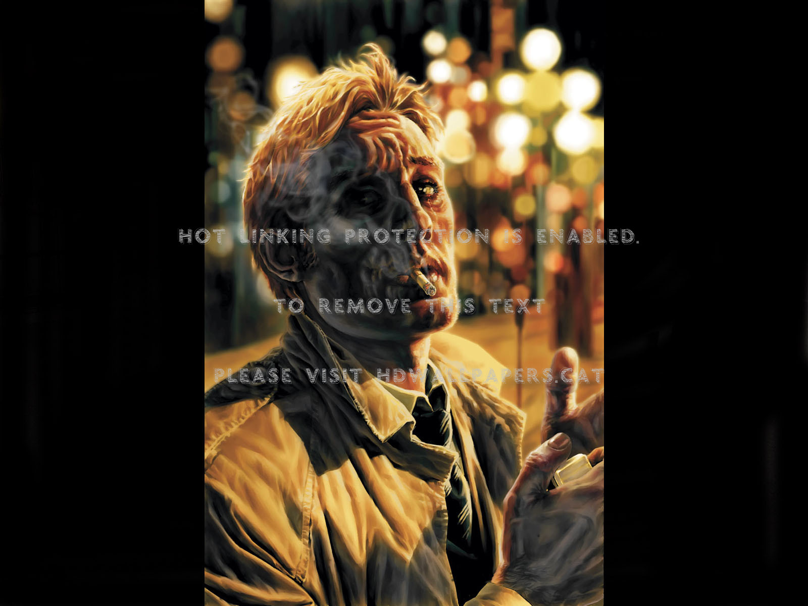 Hellblazer Comic Fantasy Constantine John - Hellblazer John Constantine - HD Wallpaper 