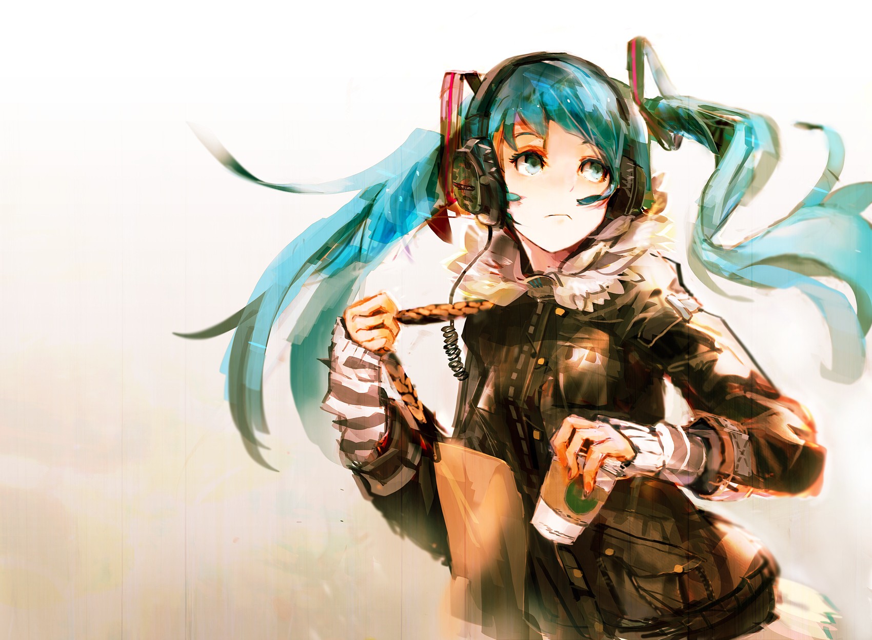 Hatsune Miku Dark Theme Google - HD Wallpaper 