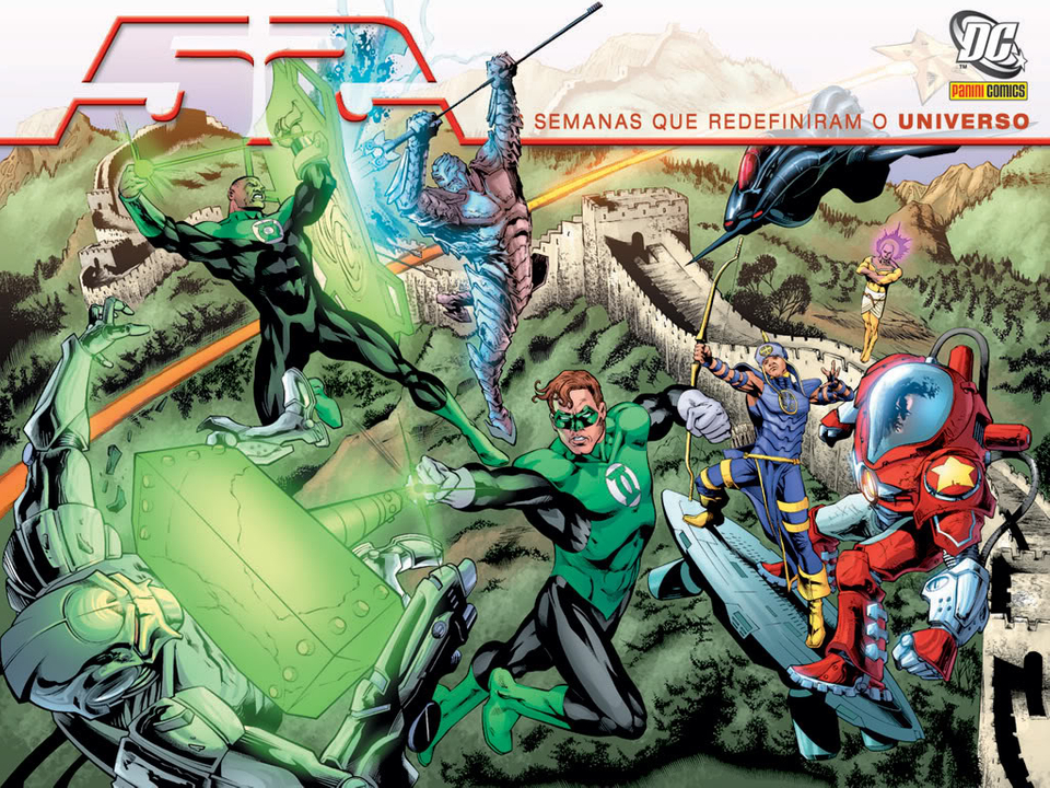 Green Lantern Splash Page - HD Wallpaper 