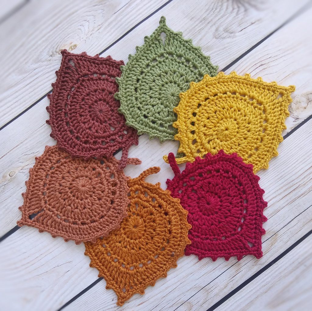 Leaf Free Crochet Pattern - HD Wallpaper 