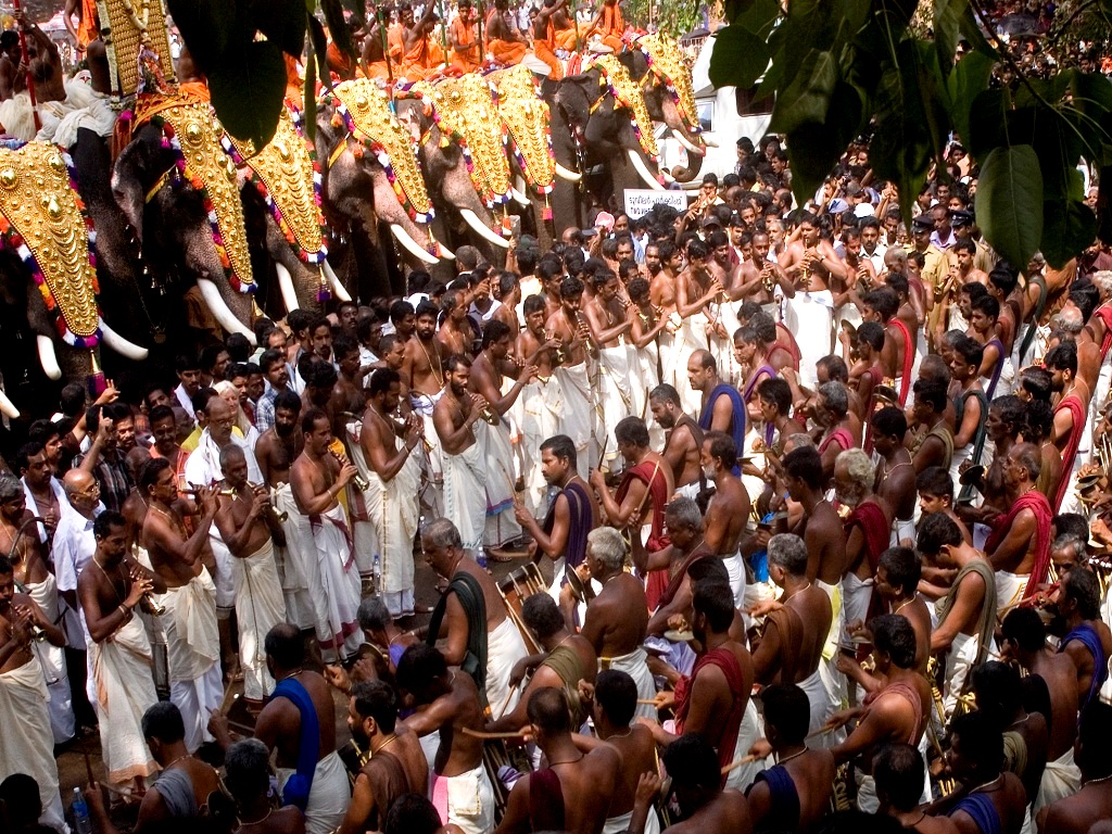 Thrissur Pooram Festival In Kerala - 2019 Thrissur Pooram - HD Wallpaper 