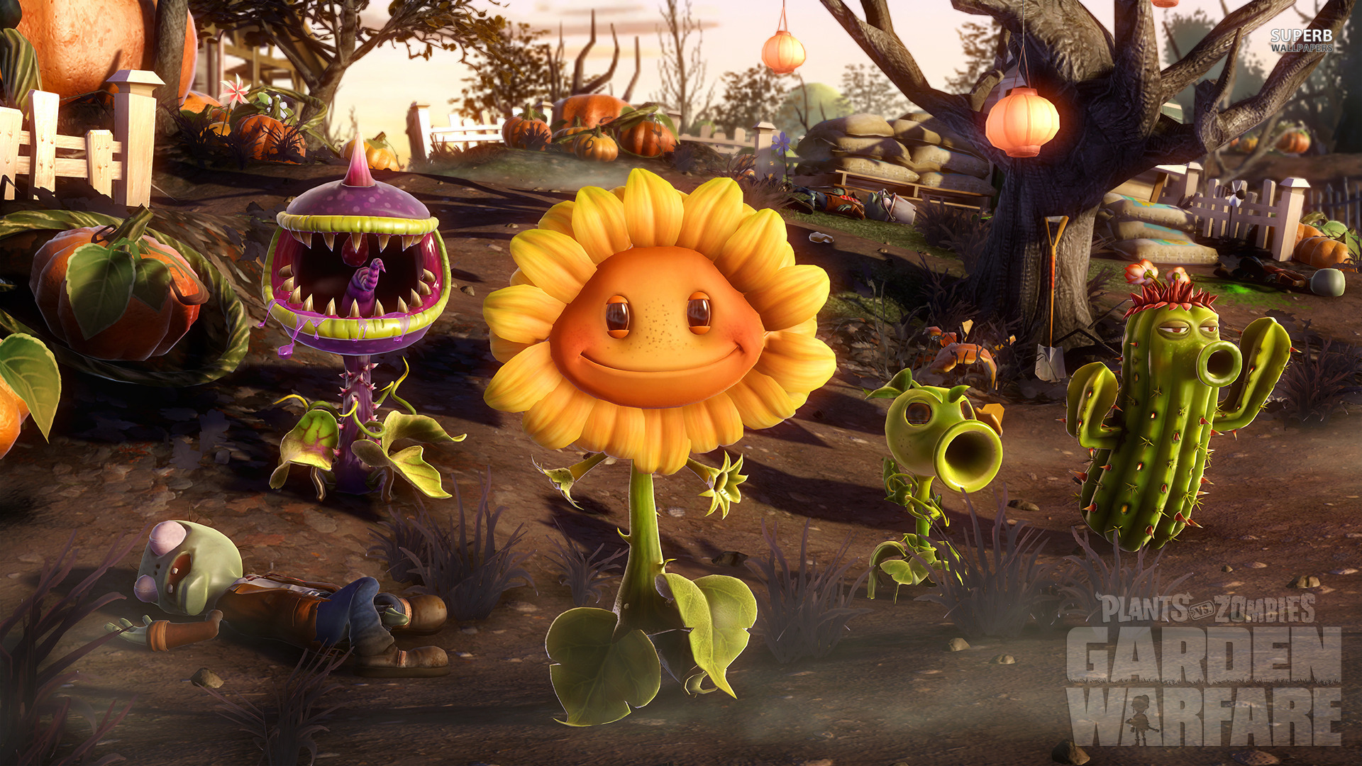 Plants Vs Zombies Garden Warfare 21407 - Plants Vs Zombies Garden Warfare Plants - HD Wallpaper 