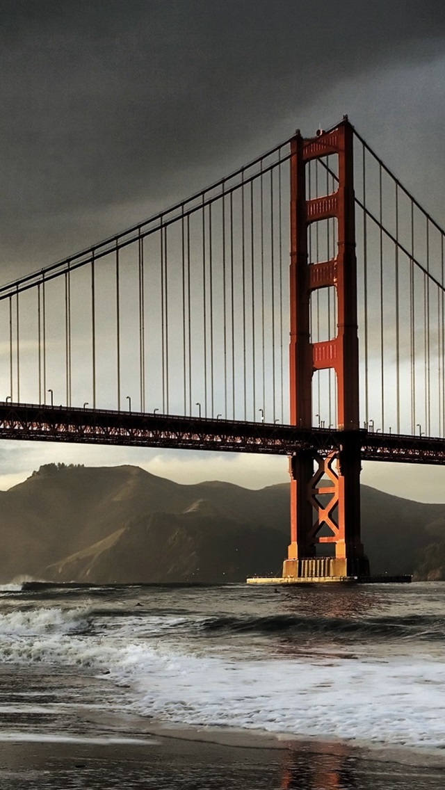 Iphone Wallpaper Golden Gate Bridge, San Francisco, - Golden Gate Bridge -  640x1136 Wallpaper 