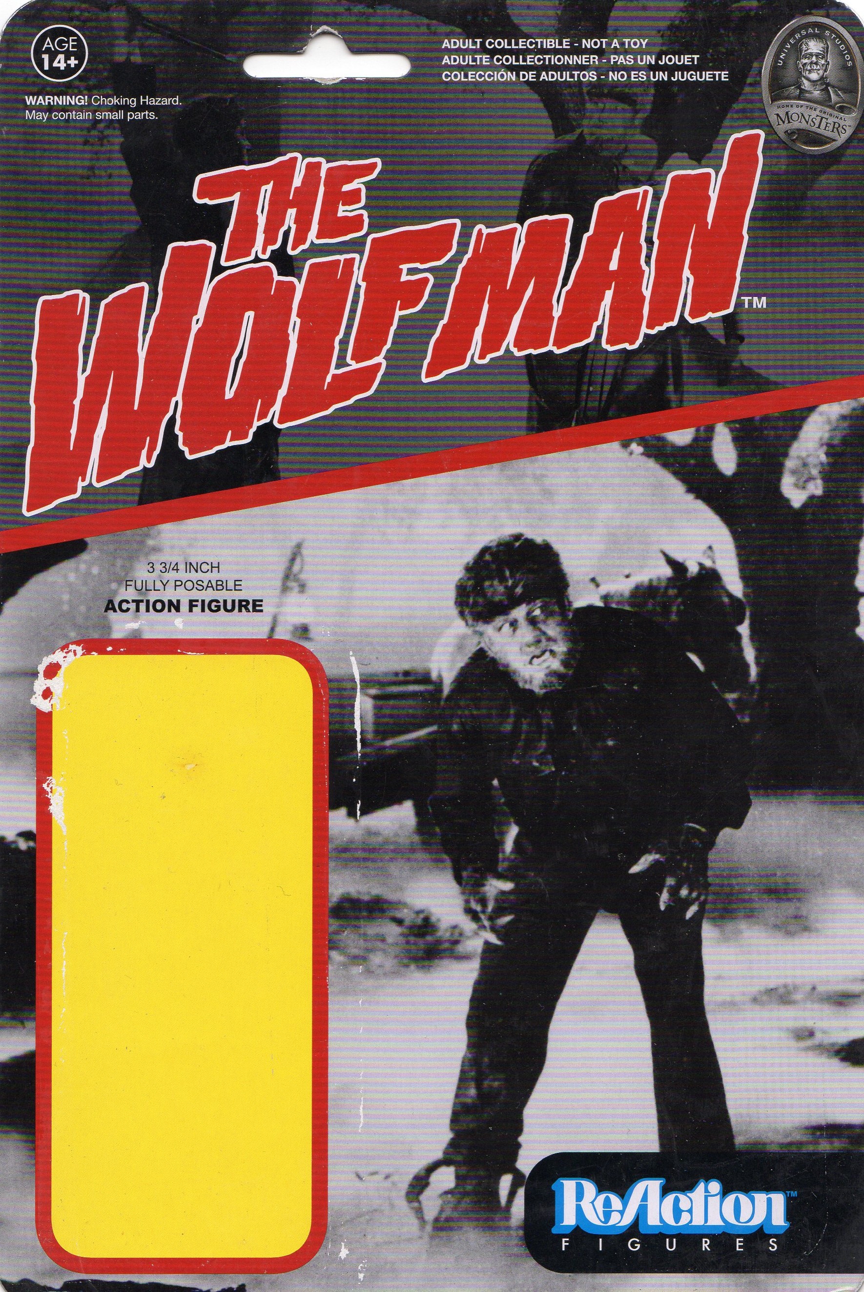 The Wolf Man Action Figure - Funko Wolfman Reaction - HD Wallpaper 