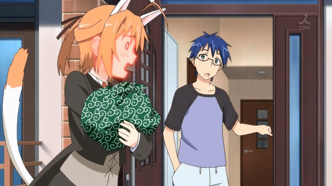 Blushing Subaru-nyan - Mayo Chiki Blush - HD Wallpaper 