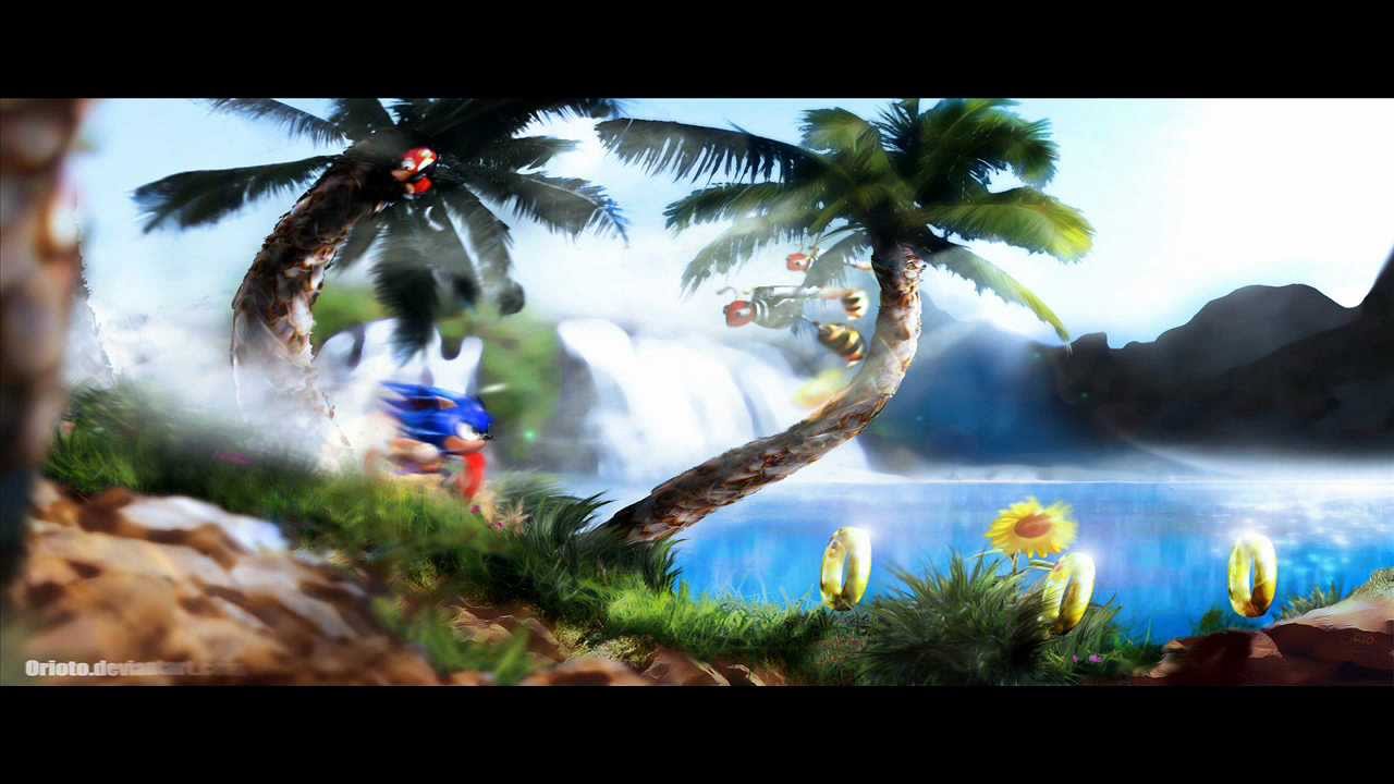 Green Hill Zone Realistic - HD Wallpaper 