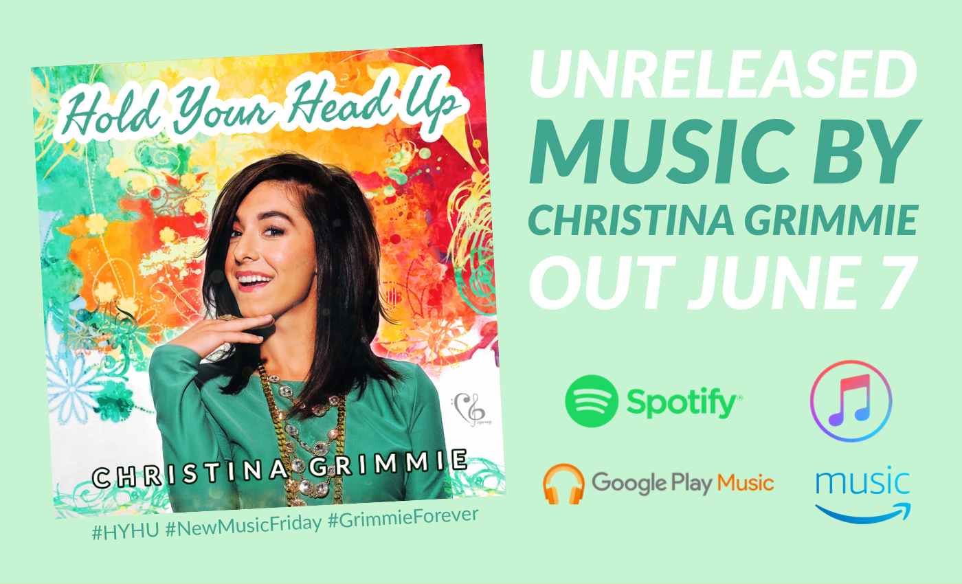 Christina Grimmie Hold Your Head Up - HD Wallpaper 