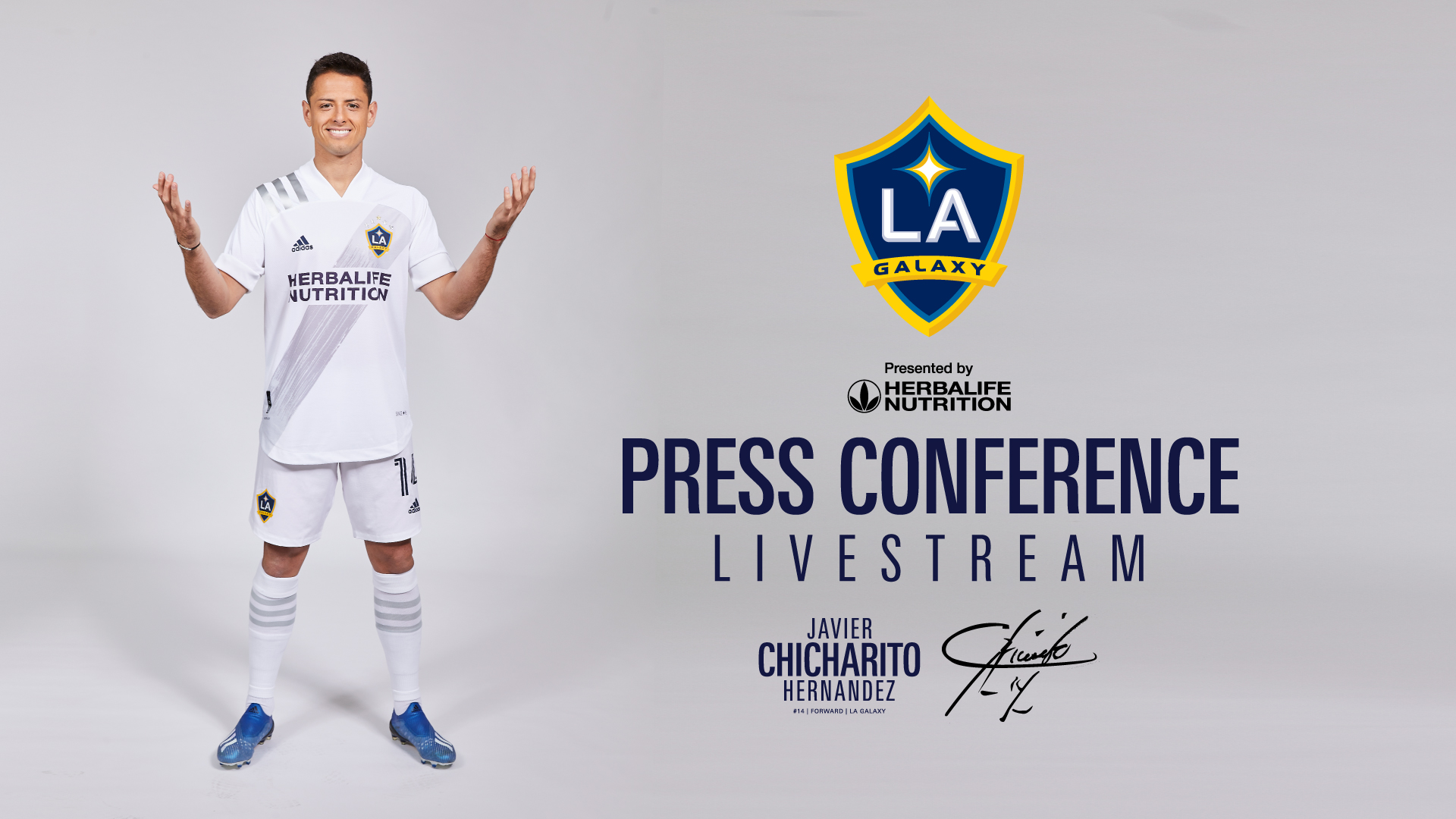 La Galaxy Introduce Javier “chicharito” Hernandez - Javier Hernandez La Galaxy - HD Wallpaper 