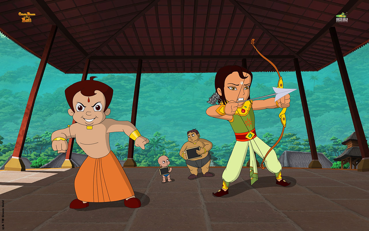 Chhota Bheem And Arjun - HD Wallpaper 
