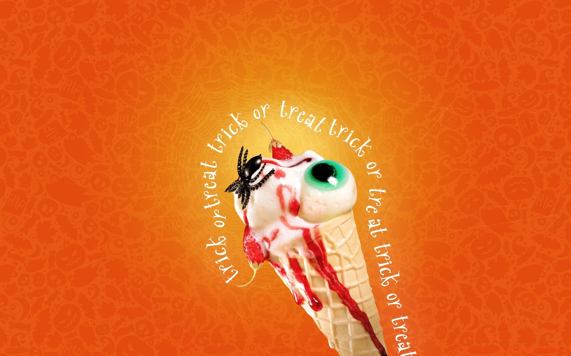Halloween Retro - Wallpaper - HD Wallpaper 