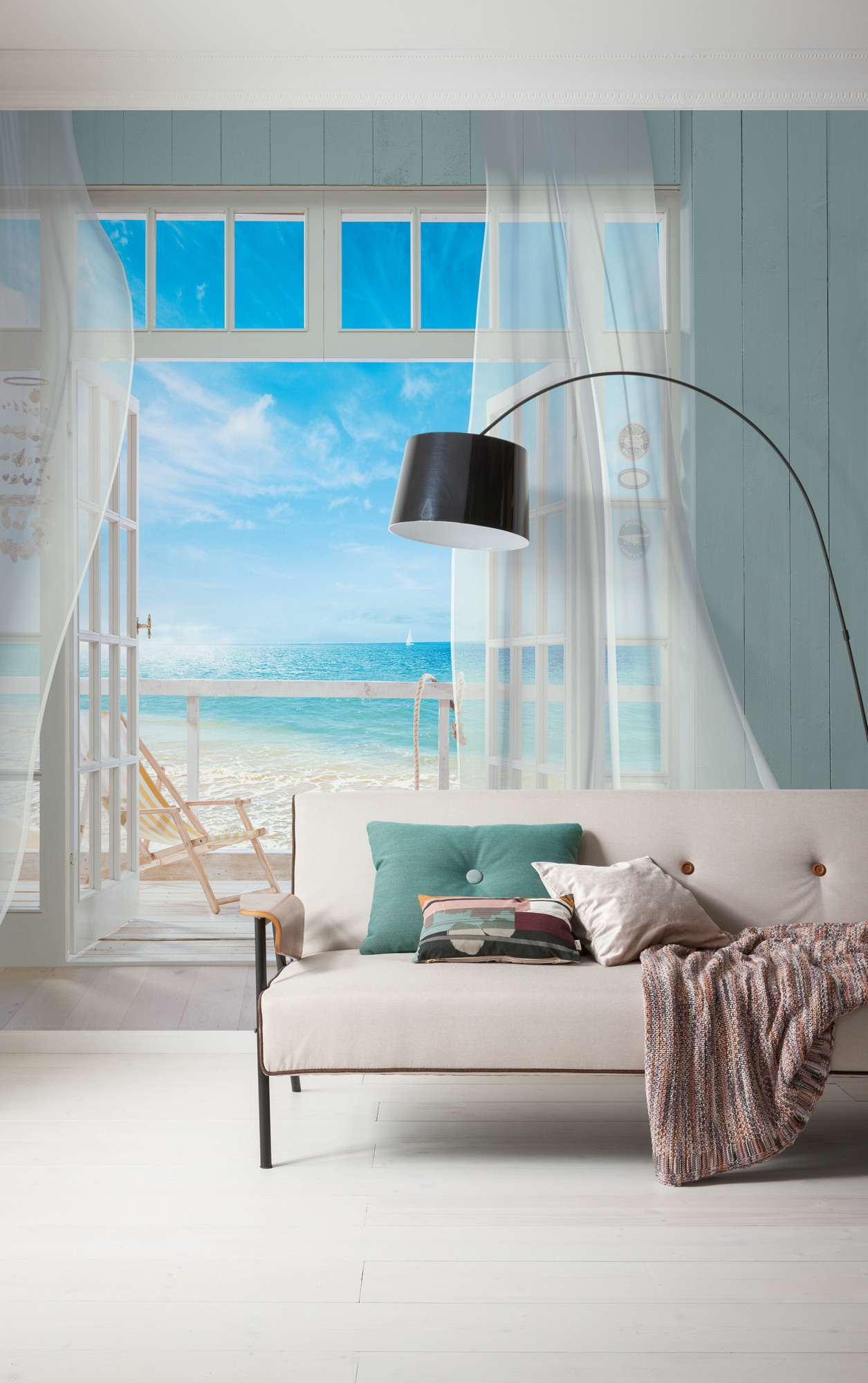 Malibu - Fototapete Fenster Mit Ausblick - HD Wallpaper 