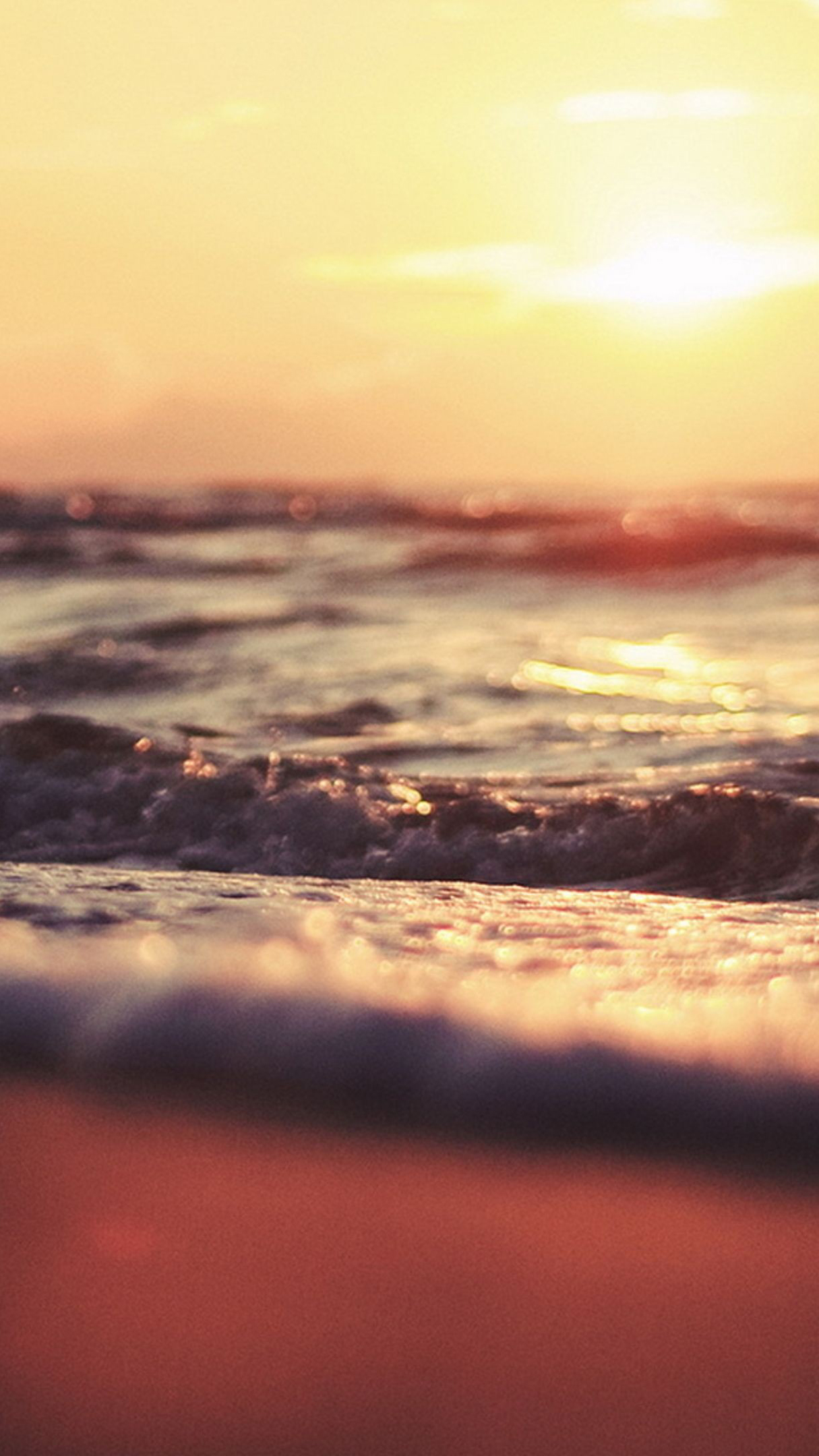 Iphone Sunset Beach Background - HD Wallpaper 