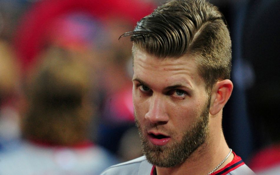 Bryce Harper Photo - Baseball Players Haircuts - HD Wallpaper 