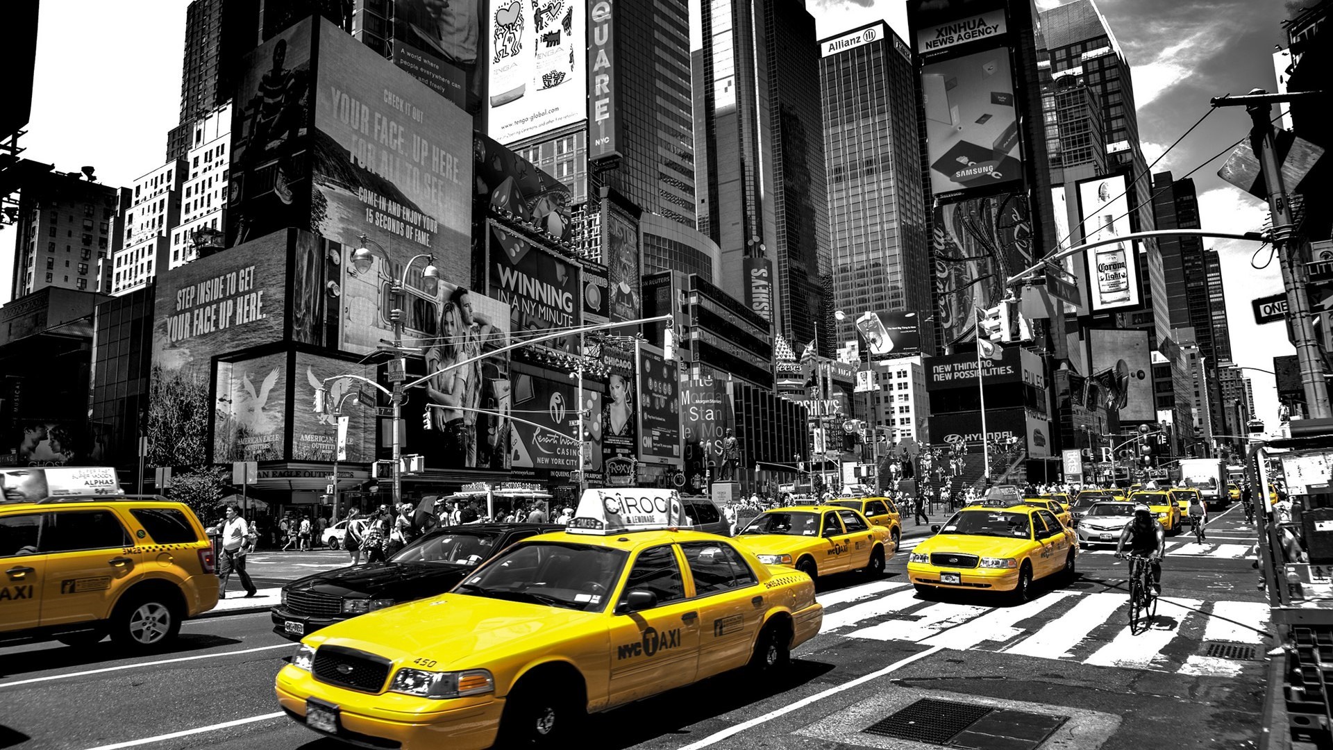 Wallpaper Et Fond D Écran New York Ville Pays Voyage - Times Square - HD Wallpaper 