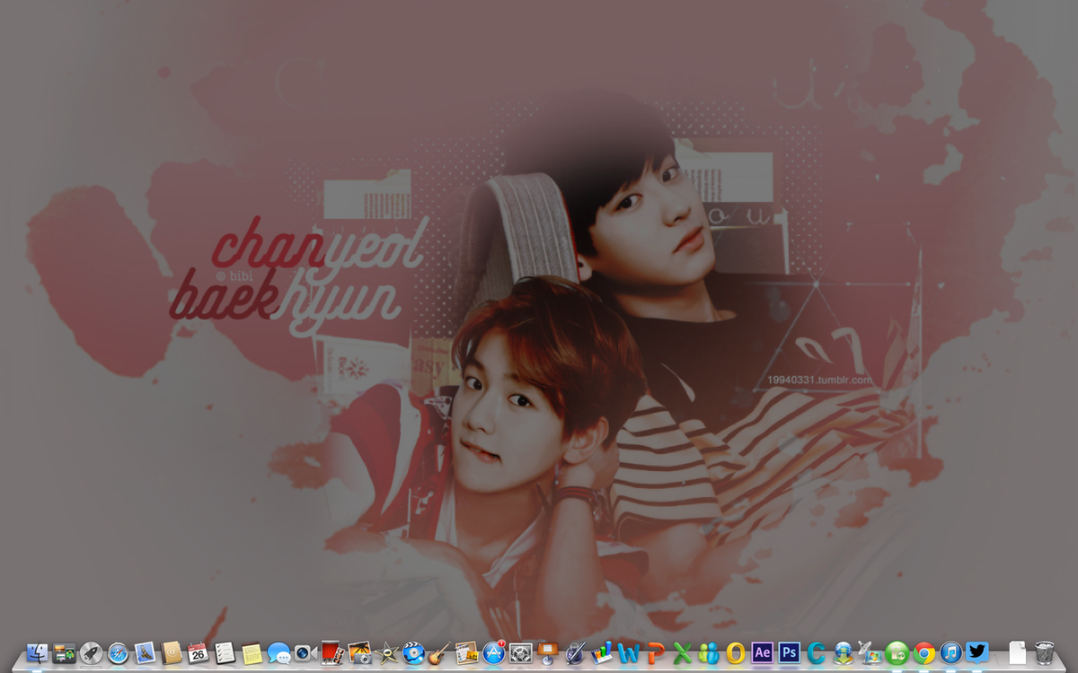 Desktop Hd Fanart Chanbaek - HD Wallpaper 
