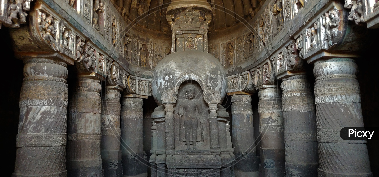 Ajanta Caves - HD Wallpaper 