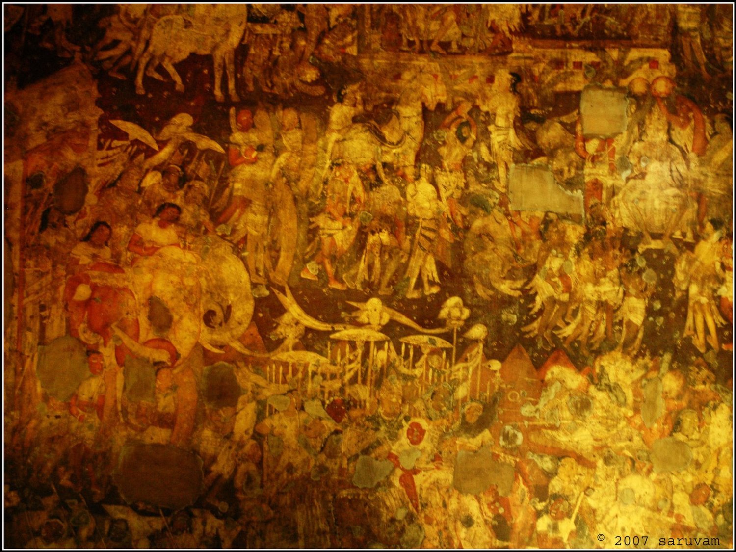 Ajanta Paintings - HD Wallpaper 