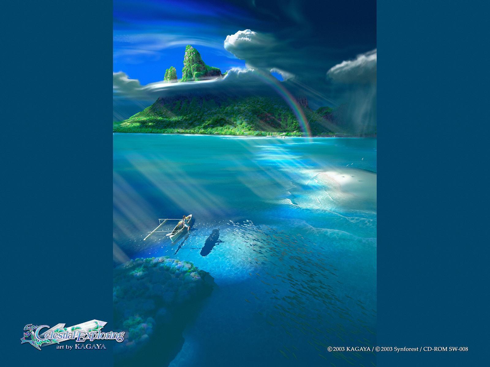 Best Fantasy Achtergronden Of Auteur Kagaya Yutaka - Celestial Exploring Kagaya - HD Wallpaper 