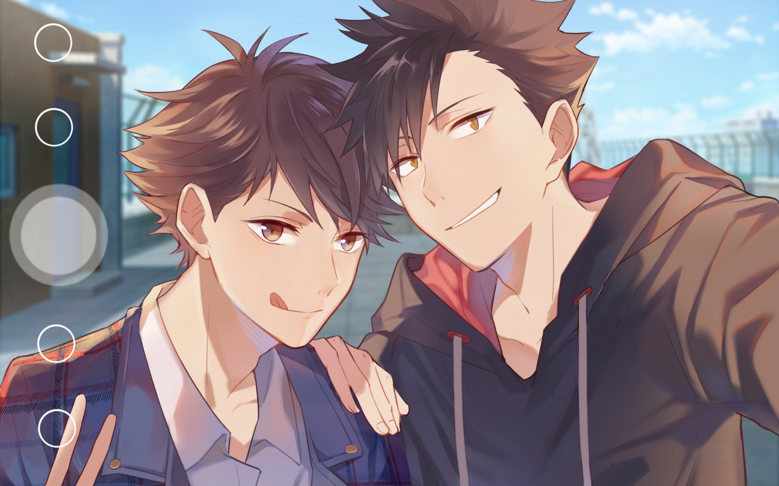 Oikawa Tooru, Kuroo Tetsurou, Haikyuu, Friends - Kuroo Tetsurou - HD Wallpaper 