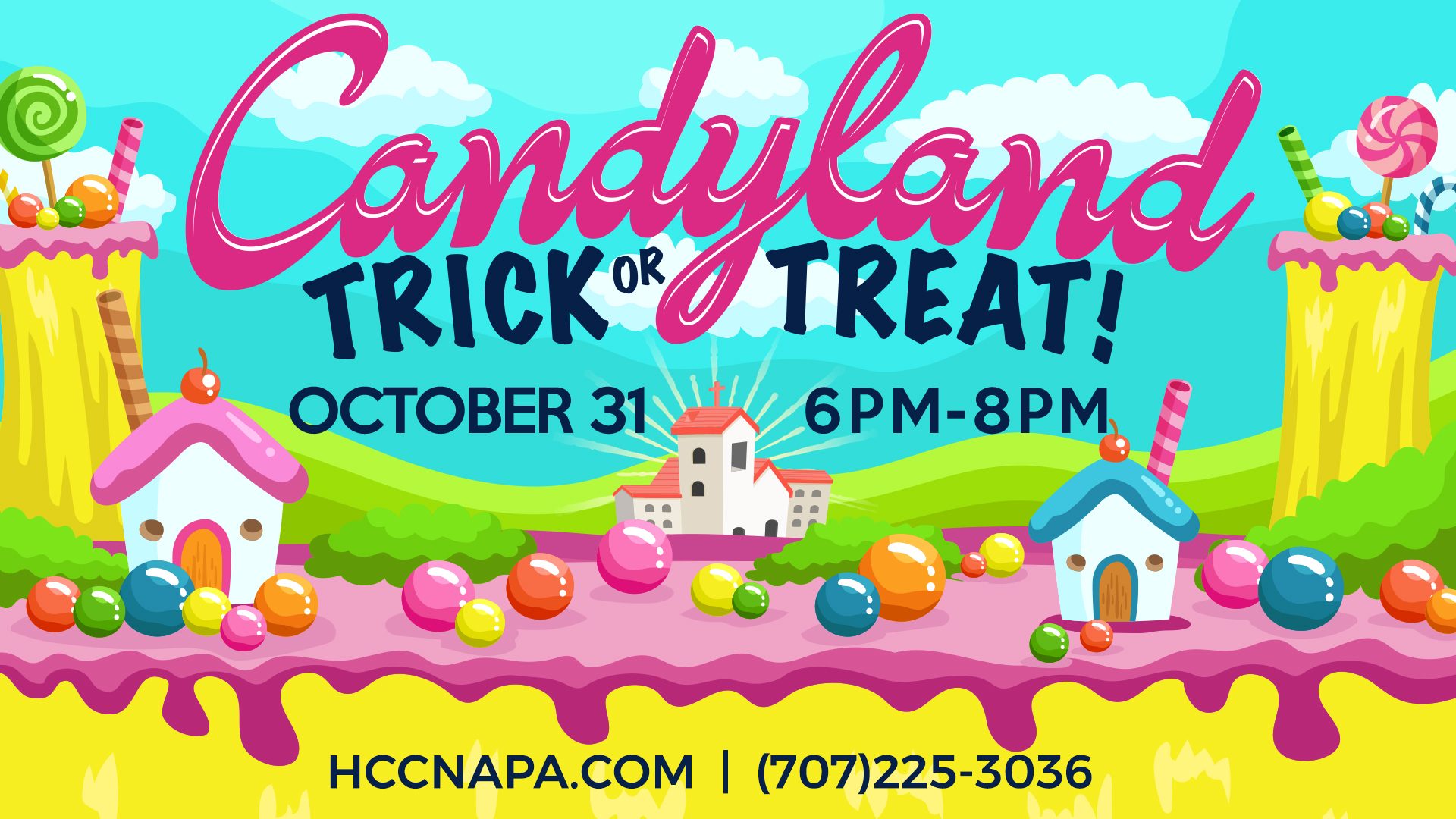 Exemple - Candyland Trick Or Treat - HD Wallpaper 