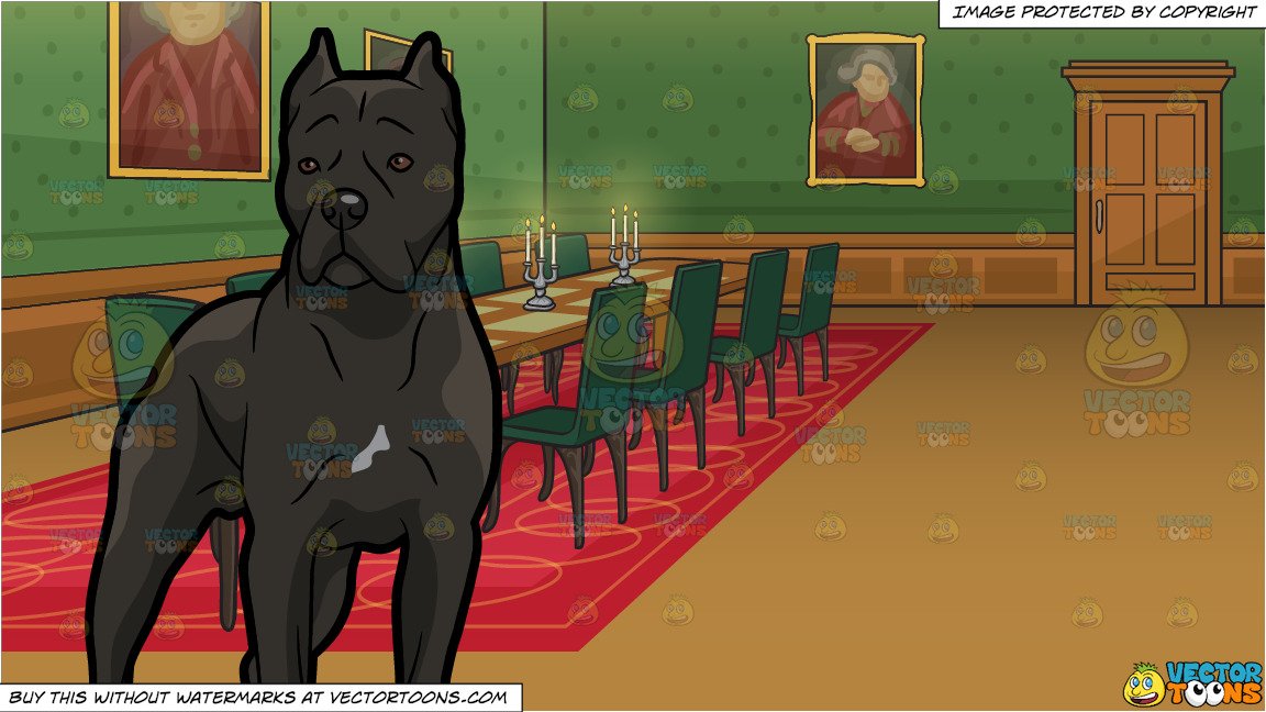 Dining Hall Castle Cartoon - HD Wallpaper 