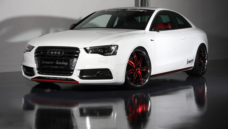 C5, S5, Audi, Senner Tuning, White, White, Audi, Coupe, - 2012 White Audi S5 - HD Wallpaper 