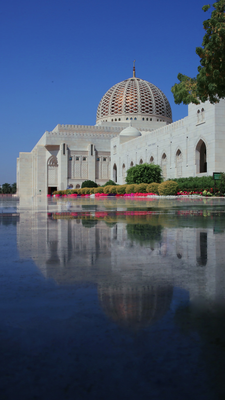 Sultan Qaboos Grand Mosque - HD Wallpaper 