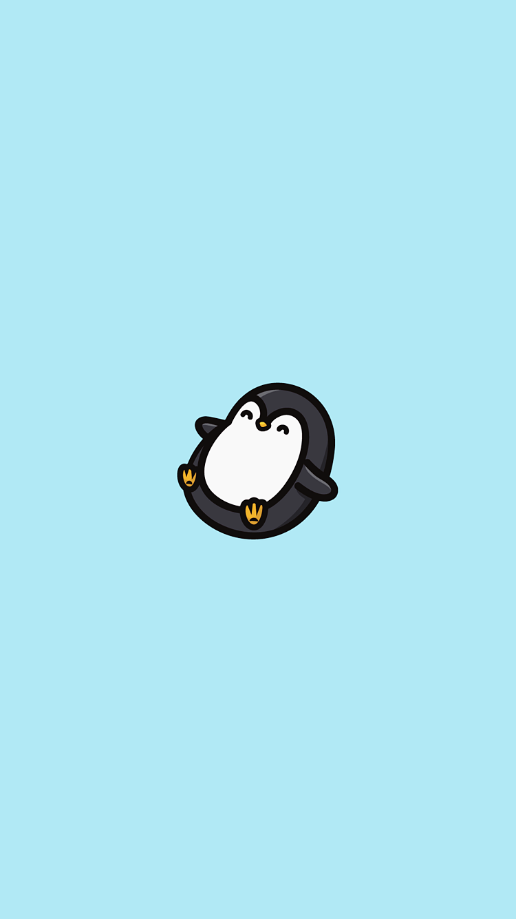 Penguin Vsco - HD Wallpaper 