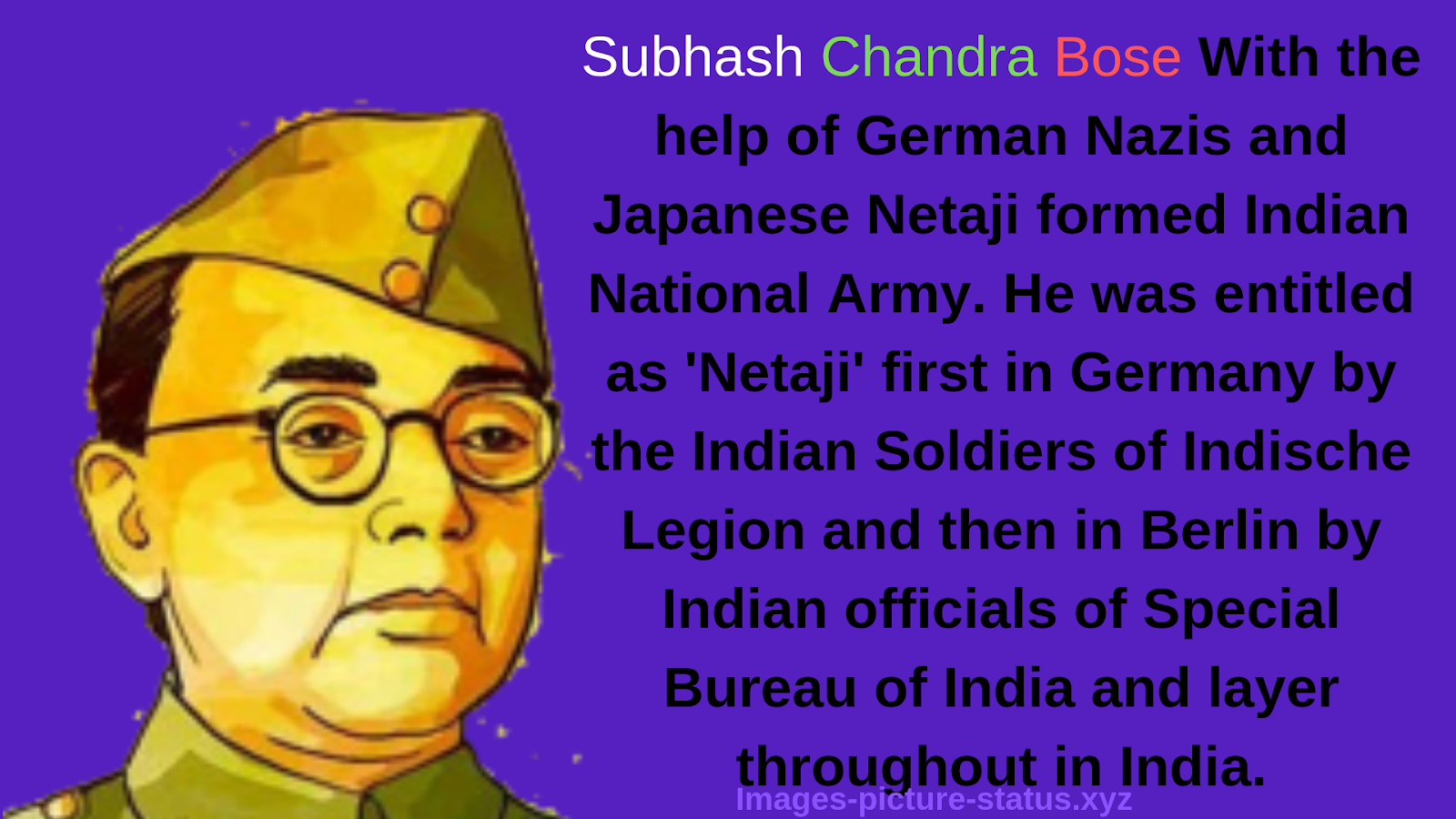 Netaji Subhas Chandra Bose Jayanti Picture, Subhash - Subhash Chandra Bose Png - HD Wallpaper 