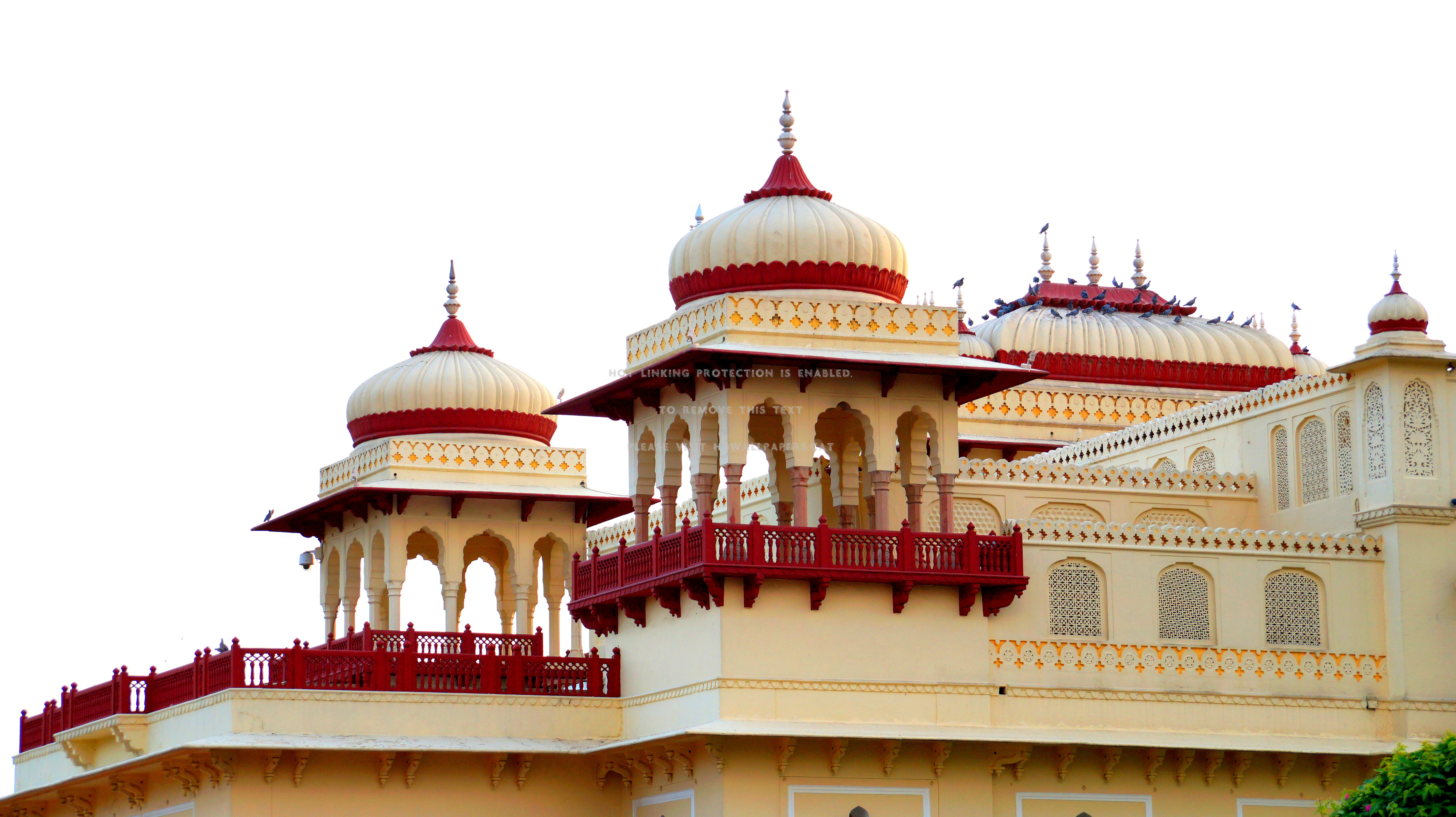 Last Man Standing Red Yellow Turret Palace - Gurdwara - HD Wallpaper 