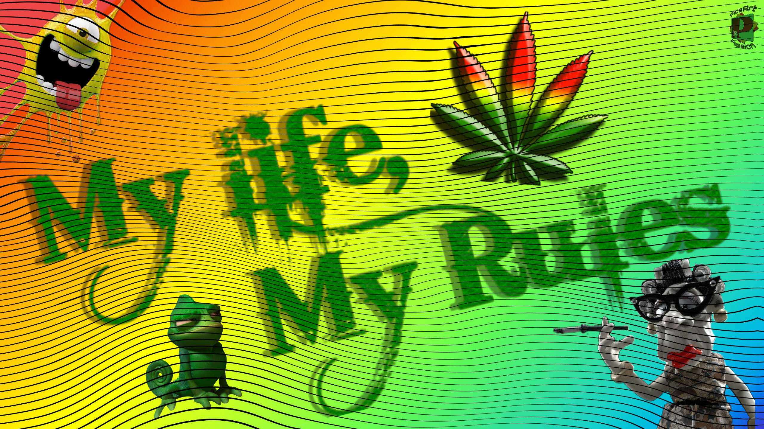 My Life, My Rules - Illustration - 2560x1440 Wallpaper 
