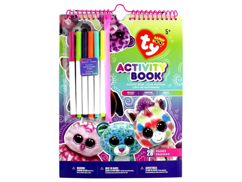 Darice Beanie Boo Activity Book - HD Wallpaper 