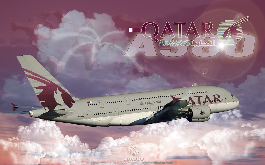 Wallpaper - A380 - Qatar Airways - Msn 127 - Cs4 - A380 - HD Wallpaper 