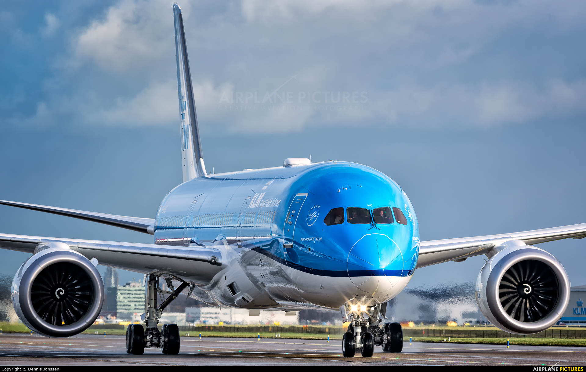 Klm Ph-bhc Aircraft At Amsterdam - Dreamliner Klm - HD Wallpaper 