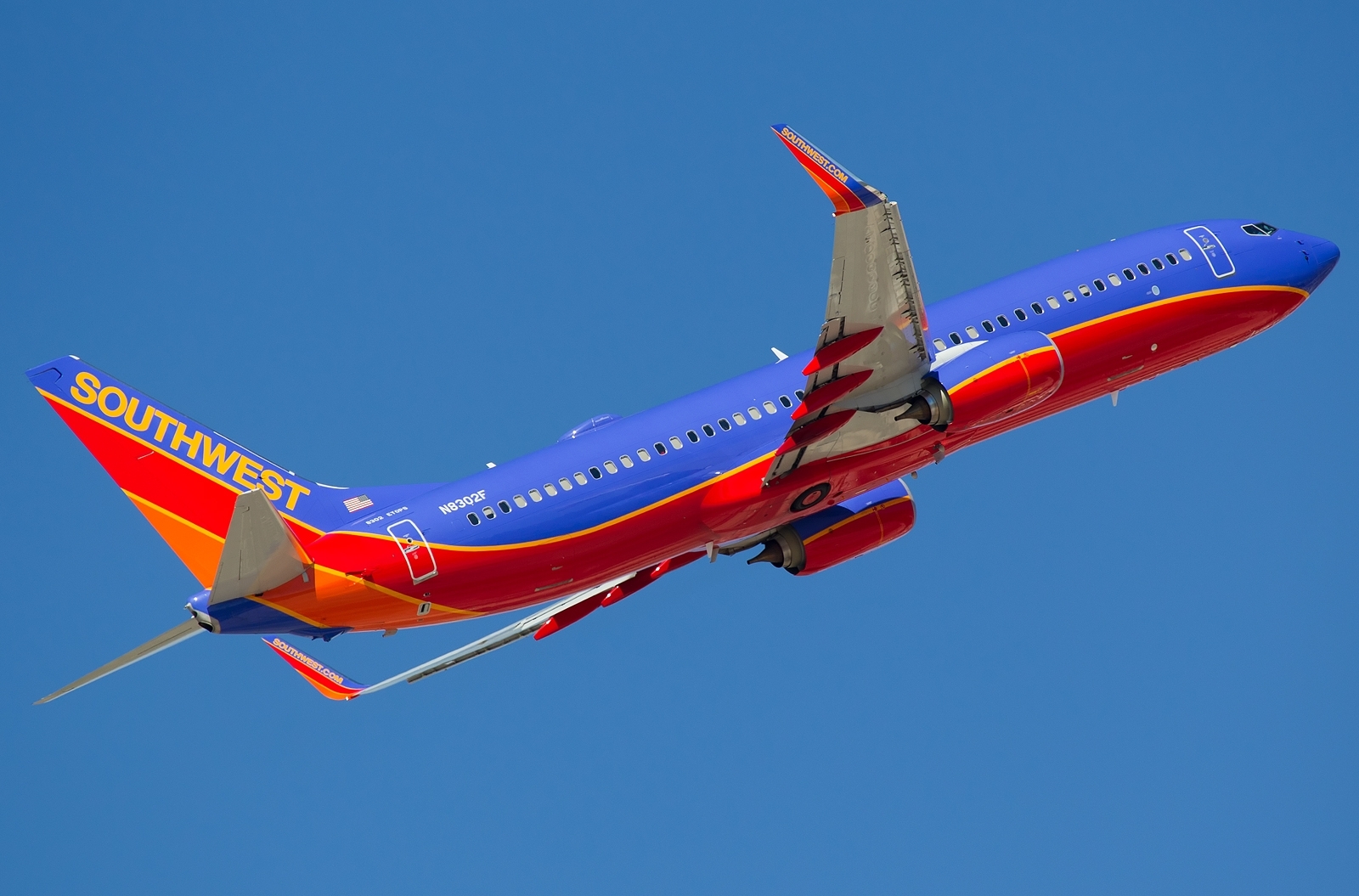 Boeing 737 800 Southwest Airlines, Southwest Airlines, - Mccarran International Airport - HD Wallpaper 