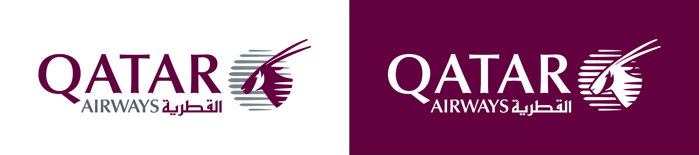 Qatar Airlines Logo Vector 2657x591 Wallpaper Teahub Io